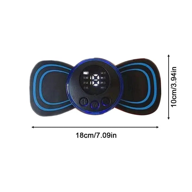 Mini EMS Butterfly Massager Portable Electric Body Massager